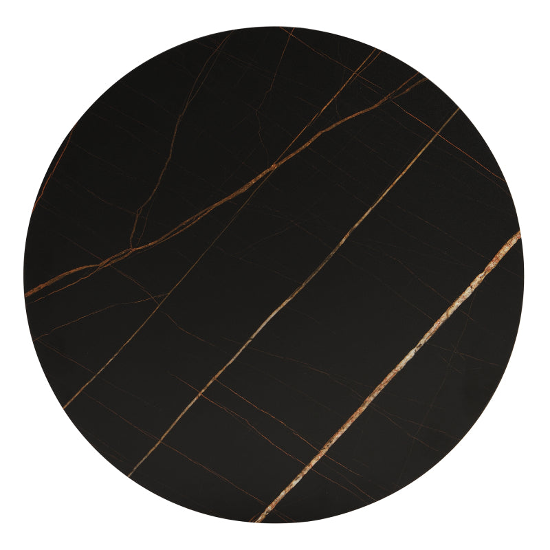 Eleganter zusammensetzbarer Couchtisch: Marmoroptik, Golddekor, Beistelltisch mit Schubladen – 2er-Set