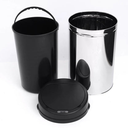Automatik Sensor Mülleimer Abfalleimer IR Sensor, Rund, 30L, Optionaler Inneneimer, Edelstahl