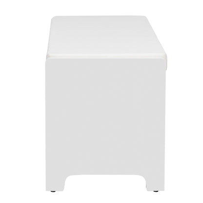 Moderne schuhbank mit sitzfläche, Eingangsbereich, Wohnzimmer, flurmöbel, Weiß