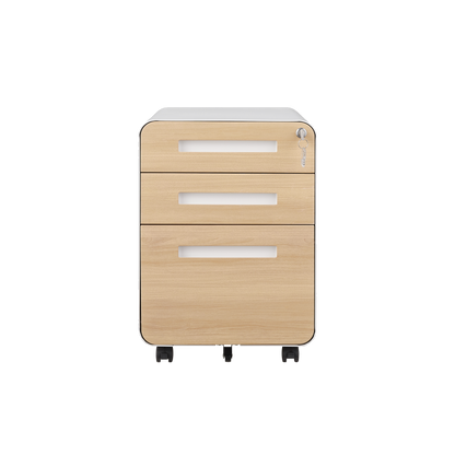 3 Drawer Mobile File Cabinet Under Desk Office,Simple Style Versatile Storage Cabinet for Legal/Letter/A4 Files, 5 Wheel Design Anti-Tilting Cold Rolled Steel Waterproof Moisture-Proof White
