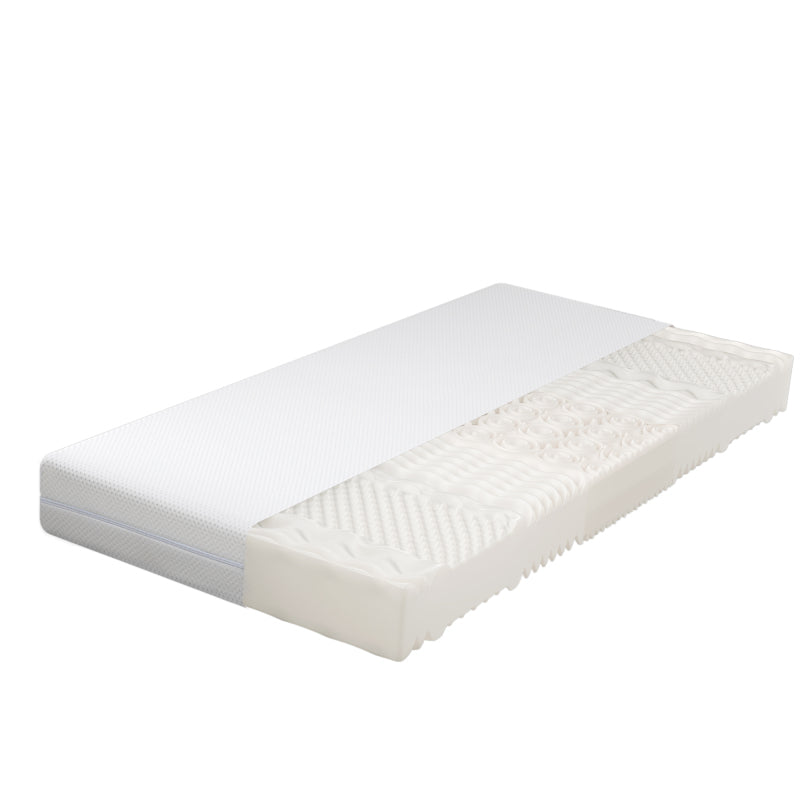 Kaltschaummatratze, 90x200, 7 Zonen Komfortschaummatratze, 20 cm hoch, H3,H2, Ergonomische Kaltschaummatratze mit Griffe