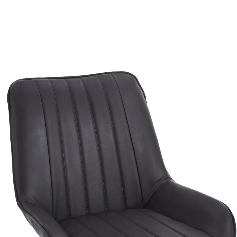 Sorgfältig ausgewählte Küche Wohnzimmer Esszimmer Stühle aus Kunstleder Material für leichtere Wartung! (Satz von 2)