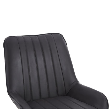 Sorgfältig ausgewählte Küche Wohnzimmer Esszimmer Stühle aus Kunstleder Material für leichtere Wartung! (Satz von 2)