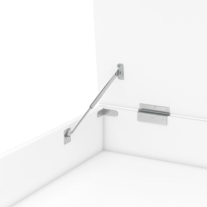 Faltbarer Schreibtisch – Multifunktional, klappbar, mit europäischen Steckdosen, Clamshell-Design zum Verstecken von Unordnung auf dem Schreibtisch