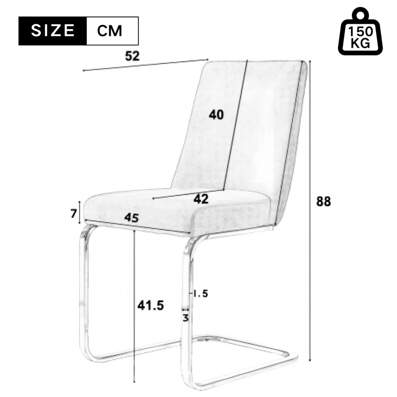 Samt-Esszimmerstuhl, 2er-Set, Lounge-Sessel, Diamant-Rücken-Design, mit goldfarbenen Metall-Stützbeinen, Beige