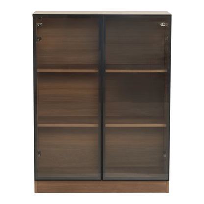 Glasvitrine mit Beleuchtung, Sammlervitrine, Wohnzimmerschrank