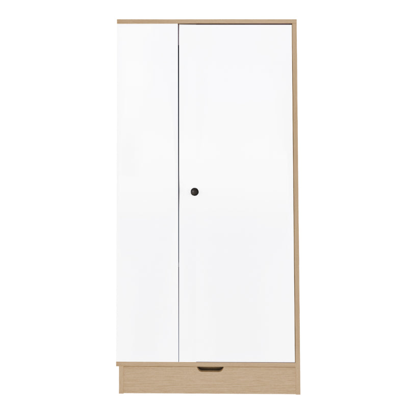 Kleiderschrank 70*40*170cm, eintürige Ausführung, mit Einlegeböden und Schubladen, weiß