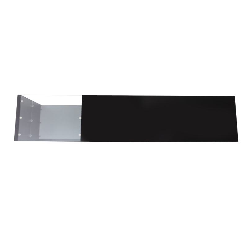 TV-Schränke, Lowboards, Hochglanz-Wohnzimmermöbel. Glastrennwände und variable LED-Beleuchtung. Es verbindet natürlichen, rustikalen Stil mit modernem Design.
