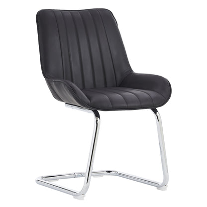 Sorgfältig ausgewählte Küche Wohnzimmer Esszimmer Stühle aus Kunstleder Material für leichtere Wartung! (Satz von 2)