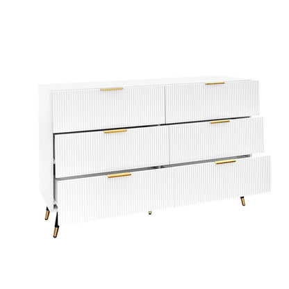 Elegantes Sideboard mit modernem Design, Kommode mit Schubladen und viel Stauraum