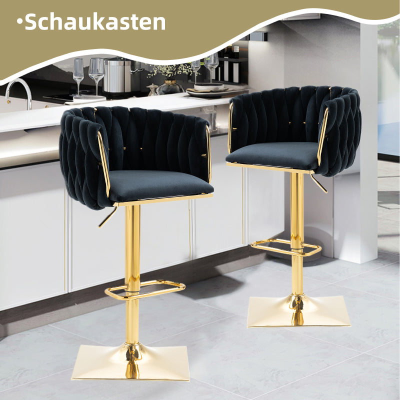 Vintage Barhocker mit Rückenlehne und Fußstütze Counter Höhe Esszimmerstuhl Für Kücheninsel Esszimmer Bar Theke Potluck Party Lounge Bereich