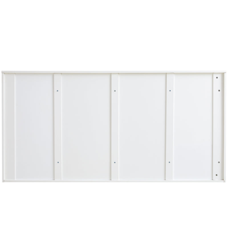 Sideboard Schrank freistehender Holzschrank Holzschrank Küche Zuhause Wohnzimmer weiß