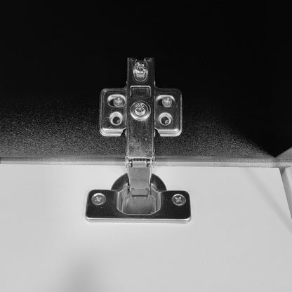 Schwarz-weißer TV-Schrank, 180 cm lang, Hochglanzoberfläche, mit 16-farbiger LED-Beleuchtung, wandmontierbar