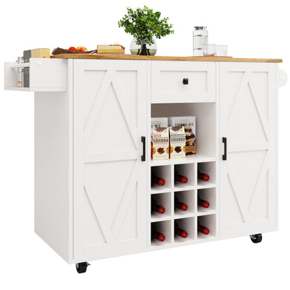 Moderne Kücheninsel, Küchenschrank, buffetschrank, Speisewagen mit Holzmaserung, buffetschrank, Multifunktionale Esstisch mit Speicherraum, Speisewagen mit Snackregalen und Stretchfunktionsschränken
