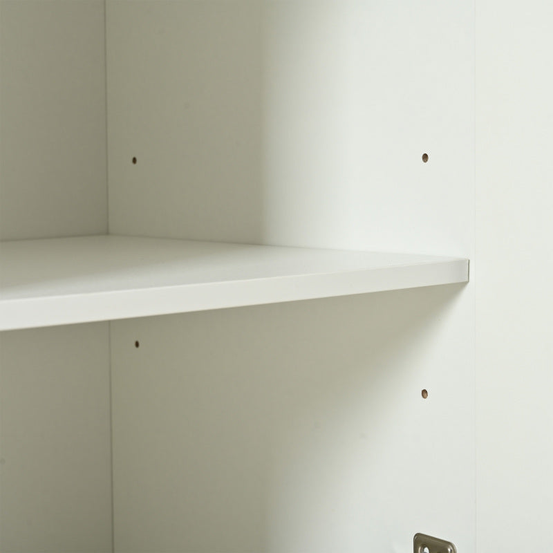 Kommode mit 3 Schubladen und 2 Türen, Kommodenschrank, für Schlafzimmer und Wohnzimmer, mit verstellbaren Regalen und Kippschutz, 120 x 40 x 78 cm, Weiß