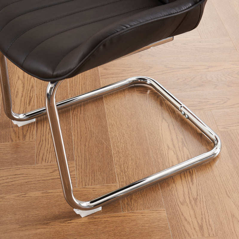 Sorgfältig ausgewählte Küche Wohnzimmer Esszimmer Stühle aus Kunstleder Material für leichtere Wartung! (Satz von 2)