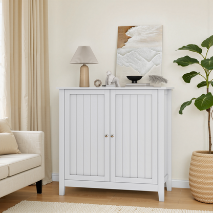 Badezimmer-Bodenschrank, moderner Aufbewahrungsschrank für Wohnzimmer, Badezimmer und Schlafzimmer, Weiß