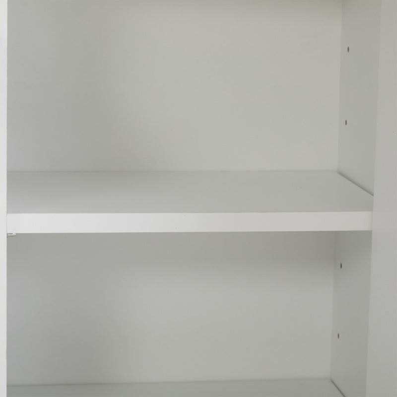 Schuhschrank mit 3 Klappen, 1 Schublade und 1 Tür, Schuhregal, Schuhkipper schmal, Schuhschrank weiß