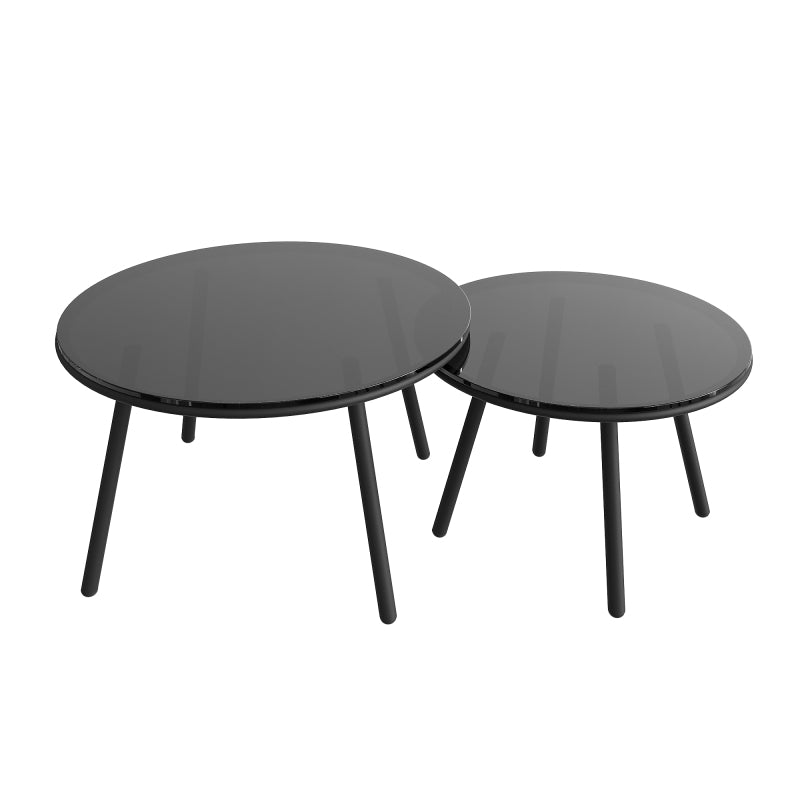 Garten-Lounge-Set, Gartenmöbel-Set aus Seil, Modernes Outdoor-Sofa-Set, graues Seil, Tischplatte aus glattem Glas, inklusive aller Sitz- und Rückenkissen,Loungemöbel, Balkonset , Garten & Terrasse