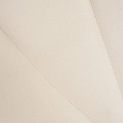 Polsterbett mit mehrfarbigen, wechselnden LED Lichtstreifen, Kopfteil mit Wellenschliff, mit gepolsterter runden Beine, Kinderbett mit Holzlatten, Einzelbett, Samt, Beige+Rosa, 90x200cm