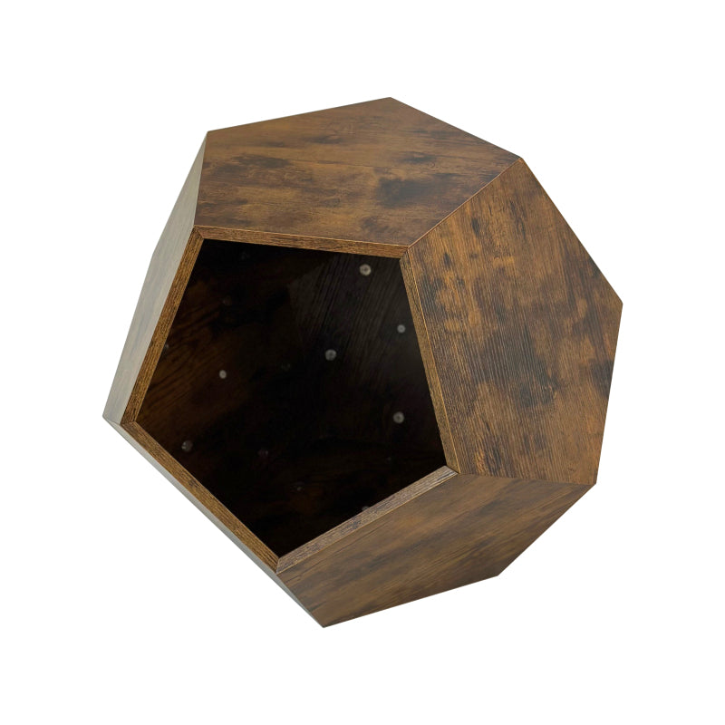 66CM Modern Pet Furniture Cat Carrier Side Table MDF Multi-Purpose Furniture Antique Wood Color