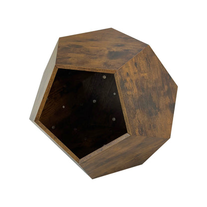 66CM Modern Pet Furniture Cat Carrier Side Table MDF Multi-Purpose Furniture Antique Wood Color