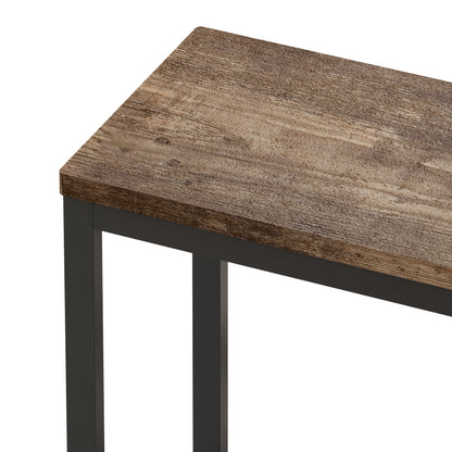 Modern Design Kitchen Dining Table, Pub Table, Long Dining Table Set with 3 Stools, Easy Assembly, Natural
