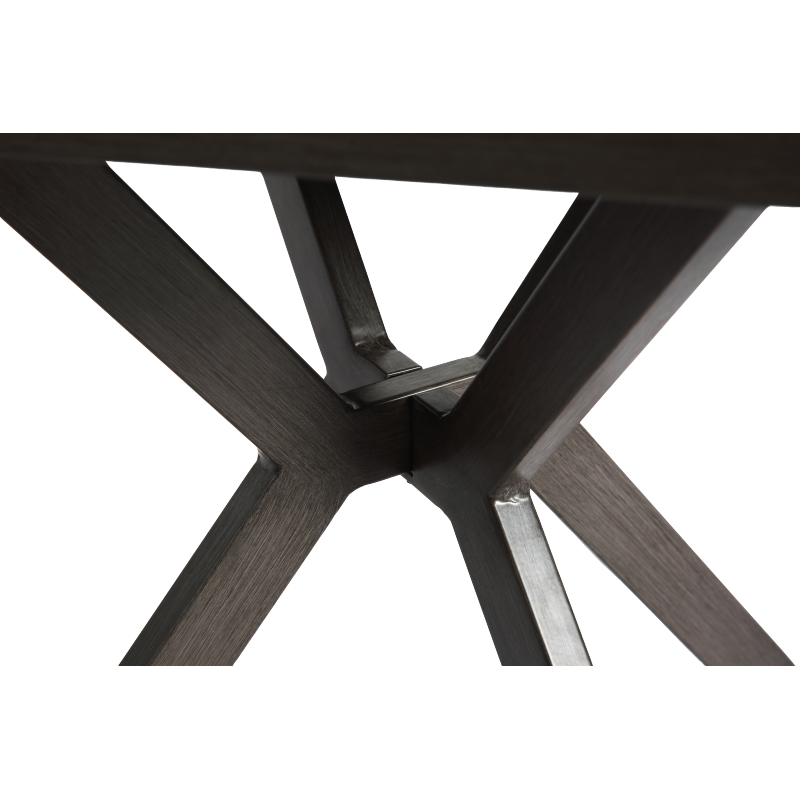 Outdoor Aluminum Square Side Table End Table for Patio, Backyard, Pool, Indoor Companion, Easy Maintenance and Weather Resistant, Dark Grey