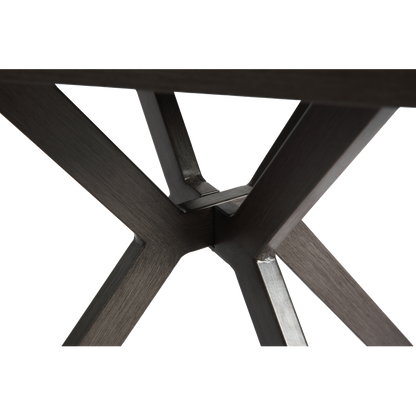 Outdoor Aluminum Square Side Table End Table for Patio, Backyard, Pool, Indoor Companion, Easy Maintenance and Weather Resistant, Dark Grey