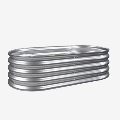 Hochbeet aus Metal Verzinkte Pflanzer erhöhte Gartenbett-Kit, Gartenbetten für im Freien für Gemüse, Blumen und Kräuter, Heavy Duty, rostbeständig, einfache Montage, 1pcs 4x2x1ft