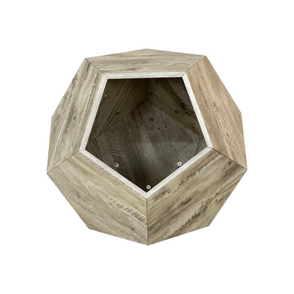 66CM Modern Pet Furniture Cat Carrier , Sofa Side Table, Planter MDF Multifunctional Furniture, Colored Flower Oak