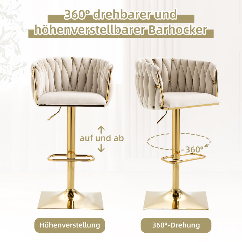 Vintage Barhocker mit Rückenlehne und Fußstütze Counter Höhe Esszimmerstuhl Für Kücheninsel Esszimmer Bar Theke Potluck Party Lounge Bereich