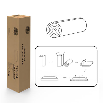 Taschenfederkern Matratze 140x200 cm, 7 Zonen, H3/H4, Boxspring-Gefühl