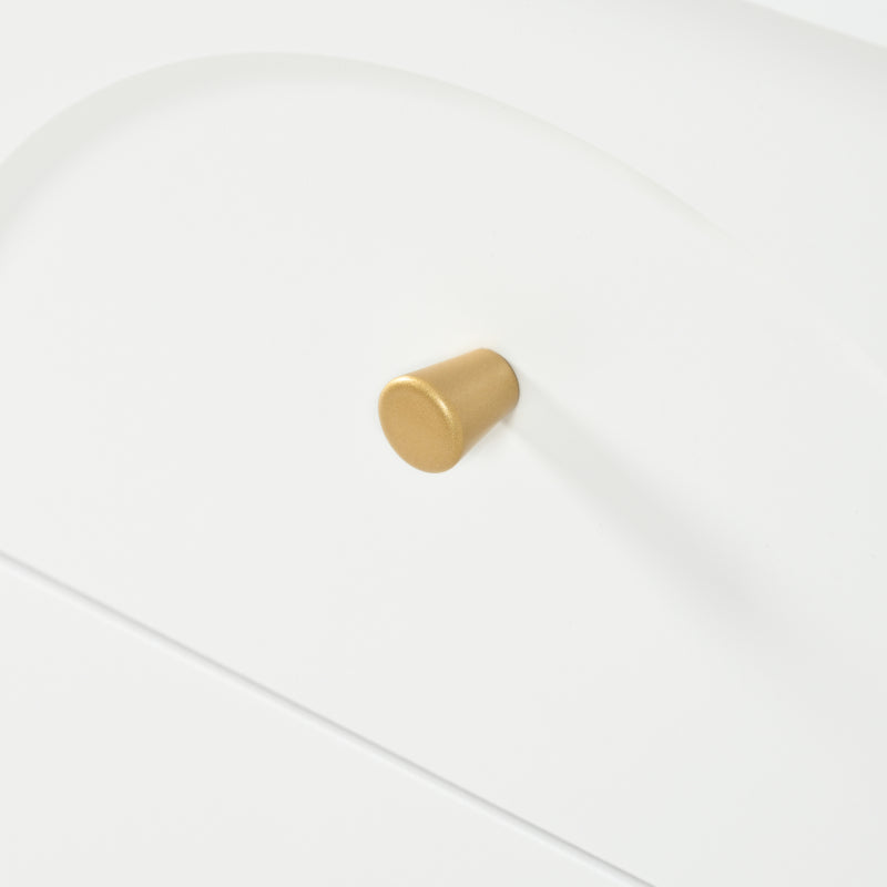 Drehbarer Schminktisch mit LED-Beleuchtung, weiß