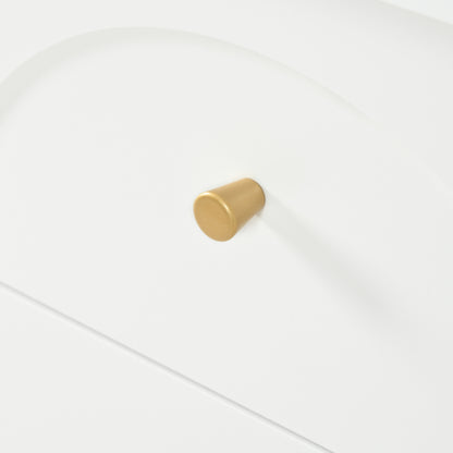 Drehbarer Schminktisch mit LED-Beleuchtung, weiß