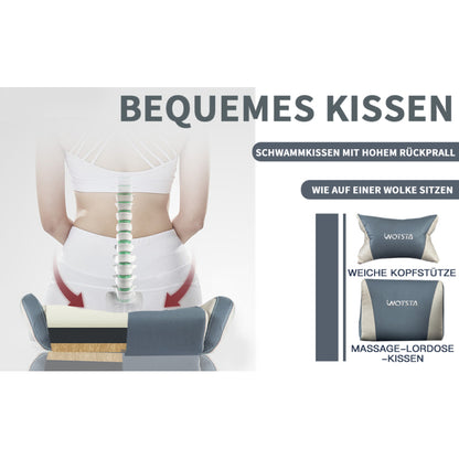 Gaming Stuhl Ergonomisch Gaming Chair Bürostuhl mit Fußstütze Racing Computerstuhl Höhenverstellbar Gepolstert Computerstuhl Lendenwirbelstütze Blaubeige