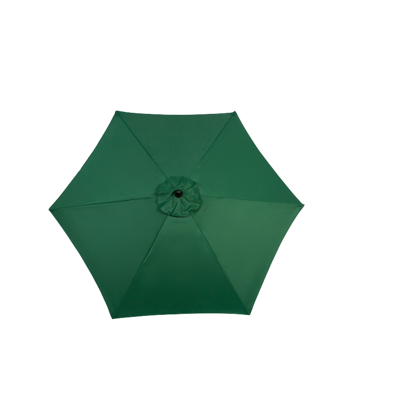 14.8 Ft Double Sided Outdoor Umbrella Rectangular Large with Crank (Dark Green)(No Base)