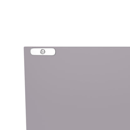 36.5 x 24.5 x 170cmDreieckiger Badezimmerschrank, feuchtigkeitsbeständiger Lack, drei offene Ablagefächer, Doppeltüren, verstellbare Einlegeböden, platzsparend, Grau