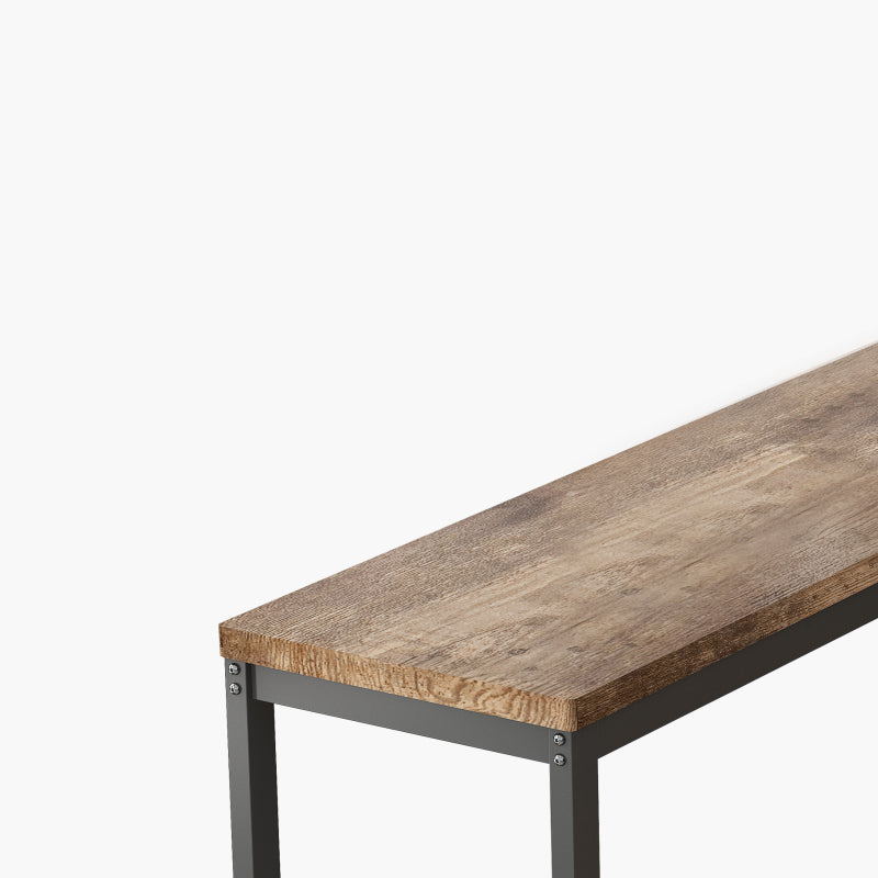 148CM Modern Design Kitchen Dining Table, Pub Table, Long Dining Table Set with 3 Stools;148CM Modernes Design Küche Esstisch, Kneipentisch, Langer Esstisch Set mit 3 Hockern, Einfache Montage, Natur
