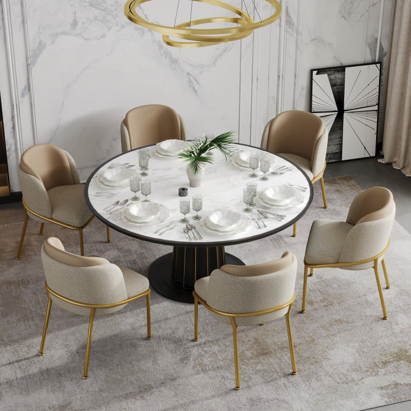 2 St Moderner Stuhl, Ideal für Wohnzimmer, Offene Bürofläche, Esszimmer, Grau+Marine