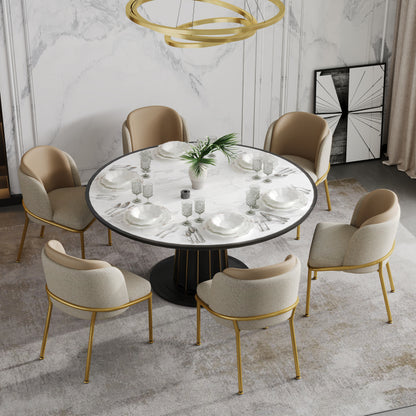 2 St Moderner Stuhl, Ideal für Wohnzimmer, Offene Bürofläche, Esszimmer, Grau+Marine