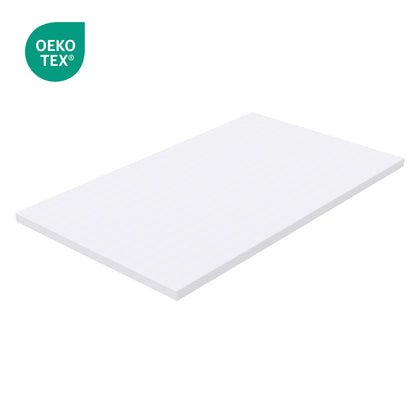 Schaumstoff-Matratze/Topper 180x200 cm, H3, 5 cm Höhe, Öko-TEX, Waschbar