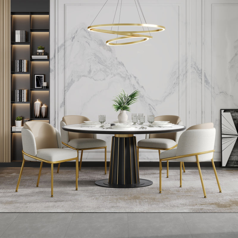 2 St Moderner Stuhl, Ideal für Zuhause, Offene Bürofläche, Esszimmer, Beige