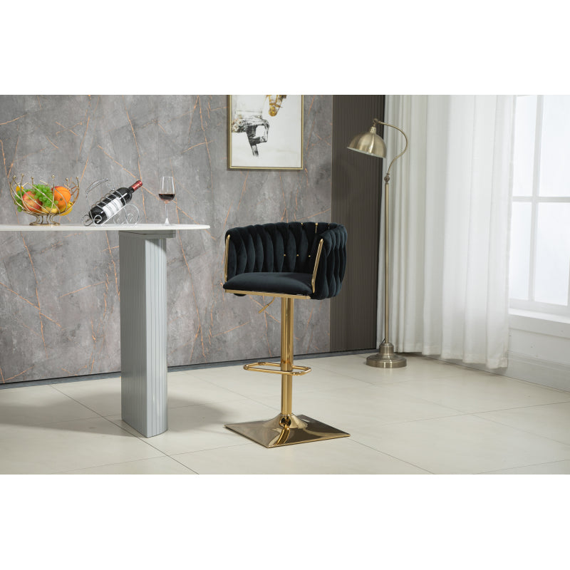 Vintage Barhocker mit Rückenlehne und Fußstütze Counter Höhe Esszimmerstuhl Für Kücheninsel Esszimmer Bar Theke Potluck Party Lounge Bereich