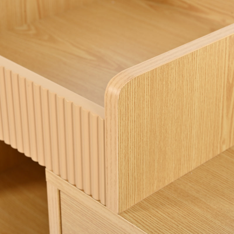 Schminktisch-Set, Kosmetiktisch mit LED-Spiegel und 3-Farbiger Beleuchtung, Schminktisch aus Holz für Schlafzimmerstudio - Maße: B120/H90/T40 cm(ohne Hocker) (Old sku: RN3198724AAA)