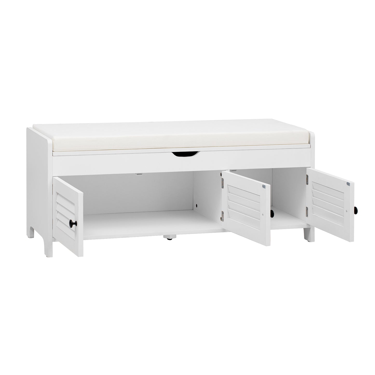 Moderne schuhbank mit sitzfläche, Eingangsbereich, Wohnzimmer, flurmöbel, Weiß