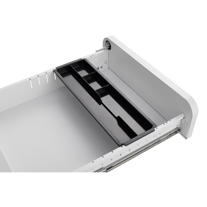 3 Drawer Mobile File Cabinet Under Desk Office,Simple Style Versatile Storage Cabinet for Legal/Letter/A4 Files, 5 Wheel Design Anti-Tilting Cold Rolled Steel Waterproof Moisture-Proof White