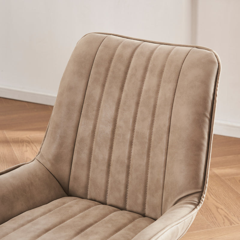 Sorgfältig ausgewählte Küche Wohnzimmer Esszimmer Stühle aus Kunstleder Material für leichtere Wartung! (Satz von 2)