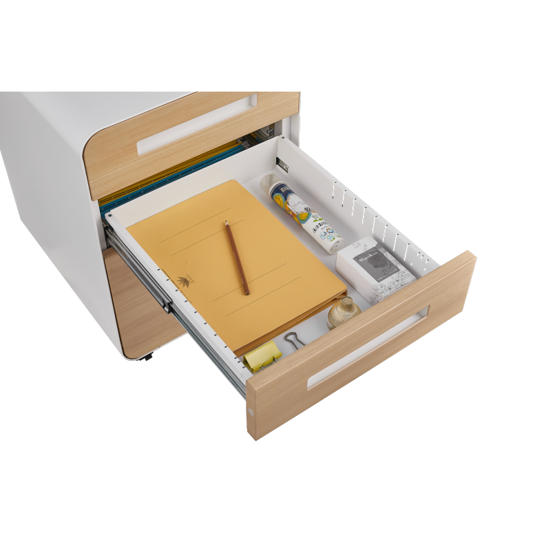 3 Drawer Mobile File Cabinet Under Desk Office,Simple Style Versatile Storage Cabinet for Legal/Letter/A4 Files, 5 Wheel Design Anti-Tilting Cold Rolled Steel Waterproof Moisture-Proof White