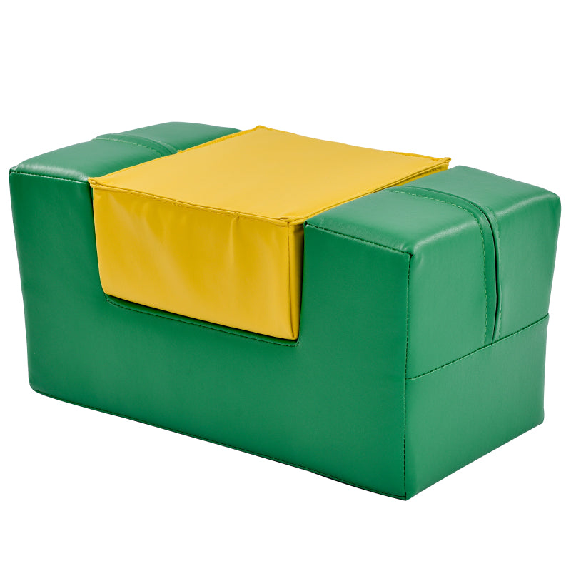 6 TLG Riesenbausteine zum Toben & Klettern Großbausteine für Kinder. Treppe und Rutsche für Kinder - Spielzeug zum Klettern, Rutschen und Krabbeln. im Vorschulalter & Babys Softbausteine, bunt.